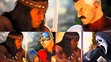 NEW MK1 Conan The Barbarian Interaction Dialogues with OMNI-MAN, PEACEMAKER and GHOSTFACE!