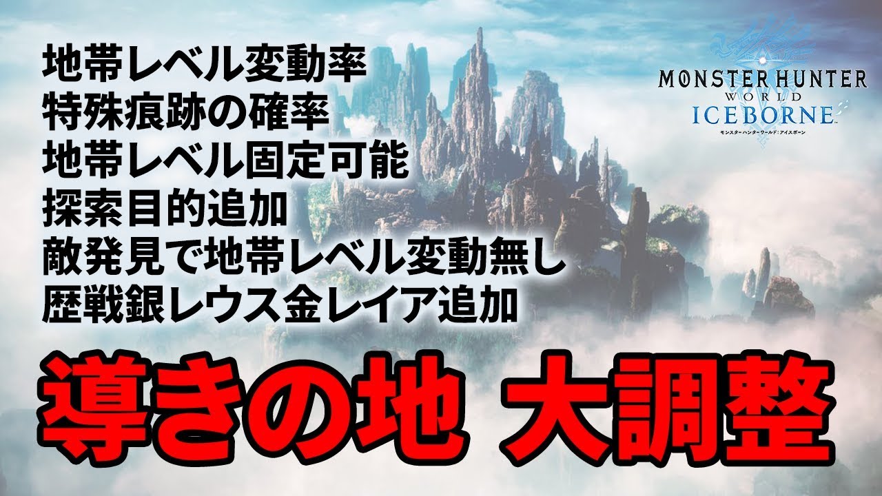 Mhwi 新重ね着が大量に追加 導きの地が調整され歴戦のリオレウス希少種 リオレイア希少種が登場 モンハンワールド アイスボーン Youtube