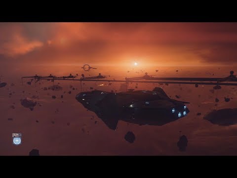 Star Citizen - Gameplay Demo CitizenCon 2949 Part 3 - Microtech, Weather, First Wormhole Jump