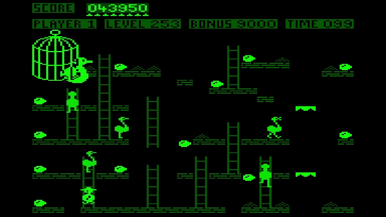 Classic Chuckie Egg Game - Last 8 Levels