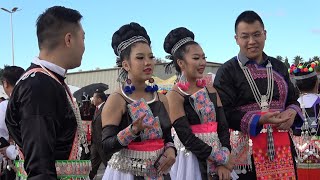 So Much Fun Hmong Girls Tossing Ball Last Day Fresno New Year 2023