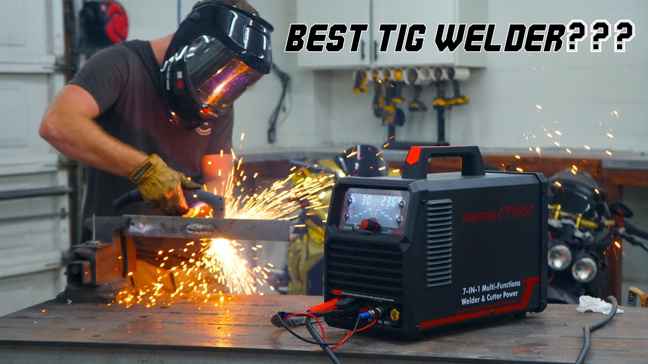 AC/DC Tig Welder WITH Plasma Cutter AND Air Compressor // YESWELDER CT ...