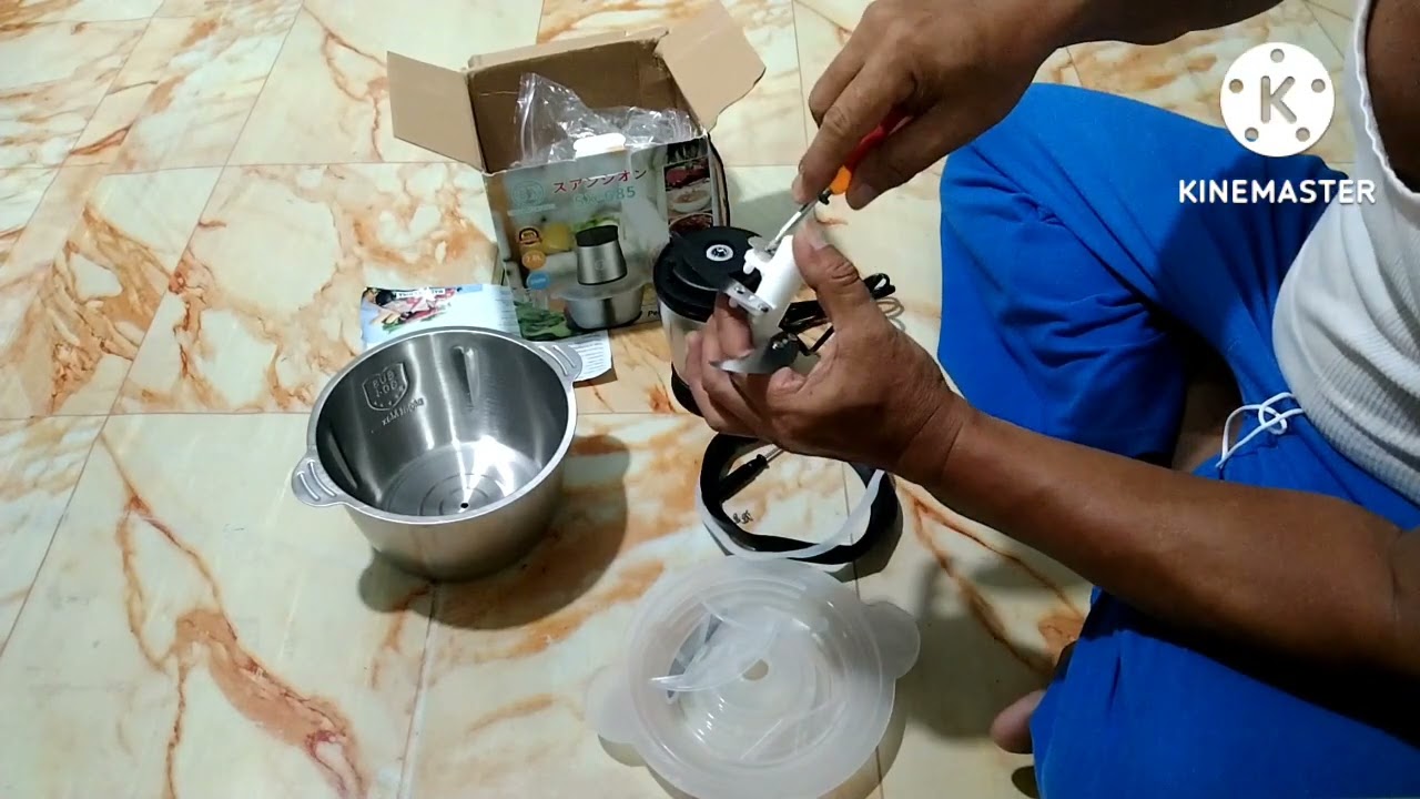 Cara Memasang Chopper Penggilingan Daging Multi Fungsi Dari Bahan Stainless Steel (SX)-685