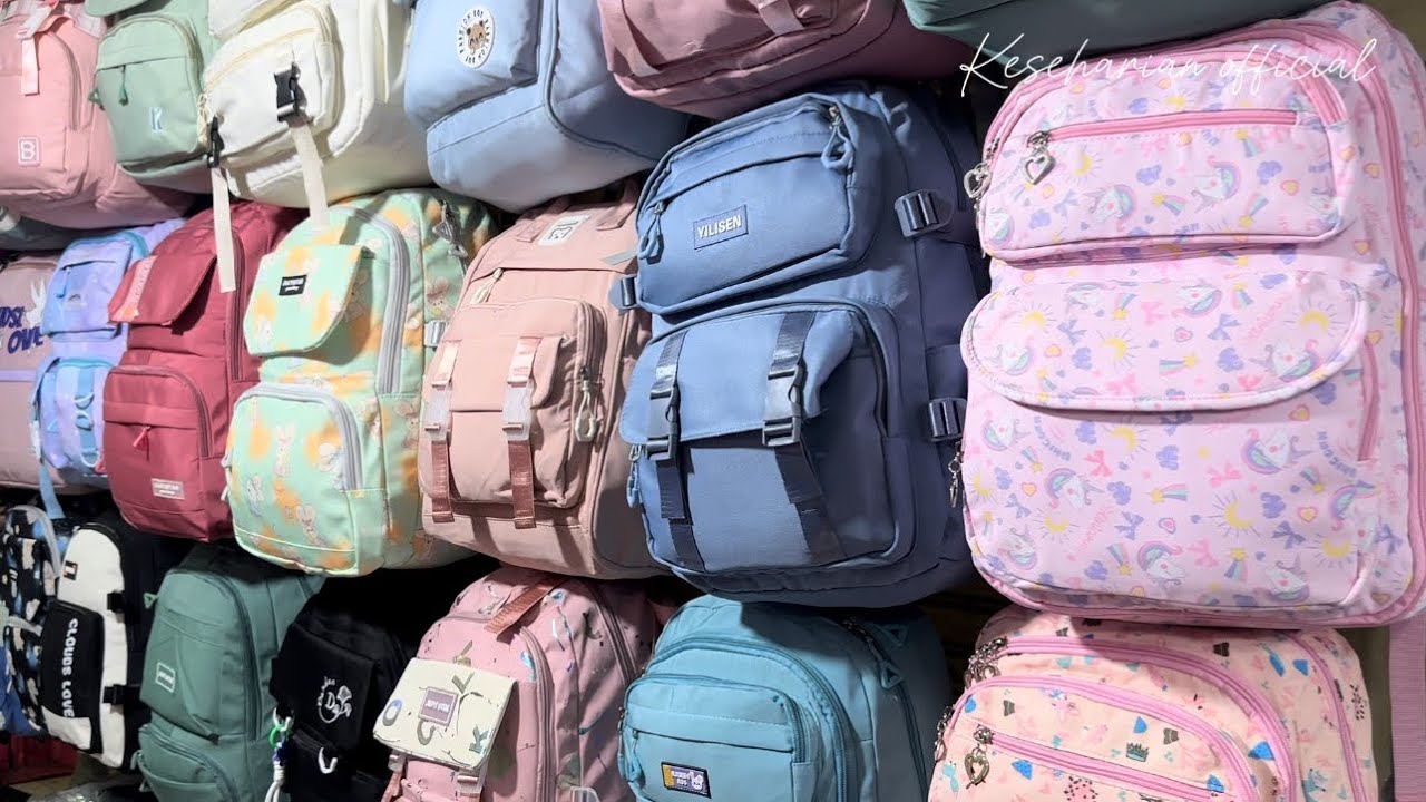 Pusat grosir tas sekolah import dan lokal murah di pasar Jatinegara jakarta timur