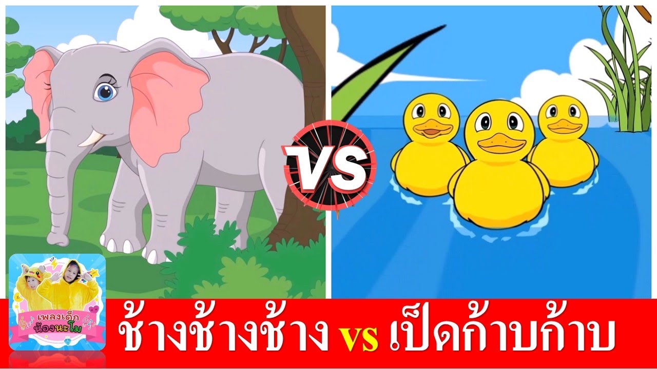 ช้างช้างช้าง vs เป็ดก้าบก้าบ