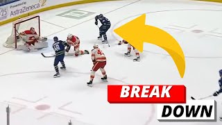 CANUCKS BEAT FLAMES 4-1: A GOAL BREAK DOWN