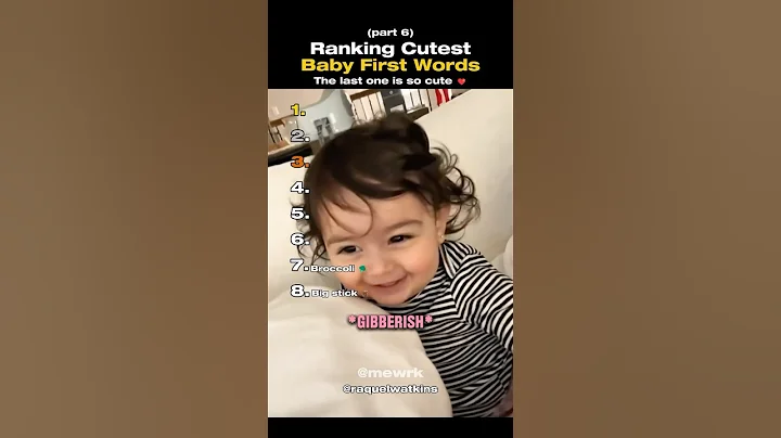 Ranking Cutest Baby First Words 👶 (Part 6)