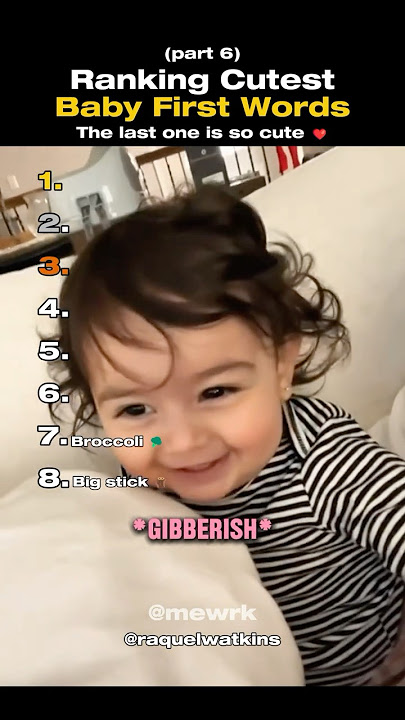Ranking Cutest Baby First Words 👶 (Part 6)