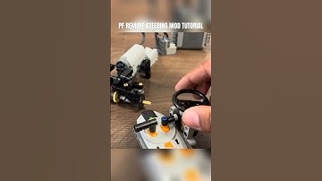 LEGO PF Remote Steering MOD Tutorial & Test