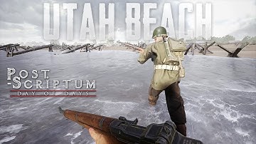 Intense Battle at Utah Beach Post Scriptum | Post Scriptum D Day | Post Scriptum 2022 Gameplay