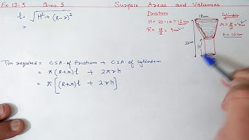 Chapter:13 Ex.13.5 (Q.5) Surface Areas and Volumes | Ncert Maths Class 10 | Cbse.