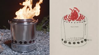 camping diy solo stove wood gas stove