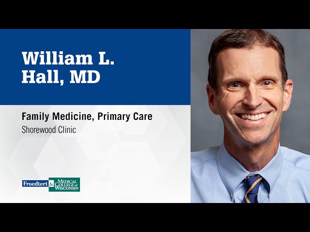 Watch Dr. William L. Hall, family medicine on YouTube.