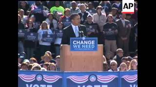 Democrat Barack Obama is spending lots of time in Florida, making his case for the presidency to vot