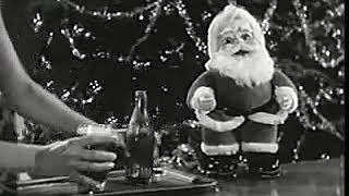 1958 Santa Doll Cocacola Christmas Commercial 20 Seconds restored 