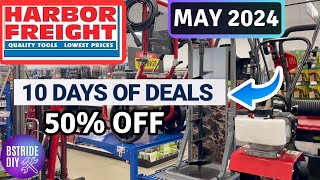 Harbor Freight Tools 10 Days of Deals 50% Off! New Super Coupons by BStride DIY 10,205 views 2 weeks ago 10 minutes, 10 seconds