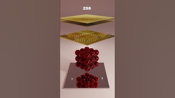 1,000,000 Gold 3D Cloth x Spiky Sphere Cube Sim | Which Looks Best? #3danimation  #satisfying #asmr