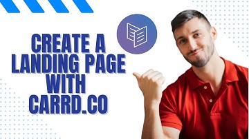 How to Create a FREE Landing Page with Carrd.co (step-by-step)