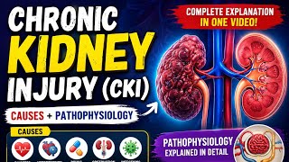Chronic Kidney Disease (CKD) Pathophysiology &amp; Causes | Learn with Manal