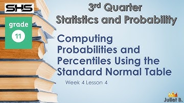 Computing Probabilities and Percentiles Using the Standard Normal