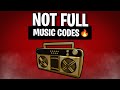 NOT FULL MUSIC BYPASSED Roblox Music Codes/ids (JULY 2025)