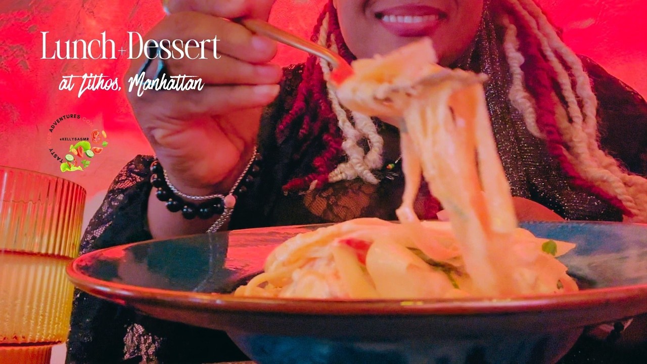 Fancy Dining at Lithos, Manhattan NYC 🍽️ | Lunch & Dessert | Places I’ve Dined