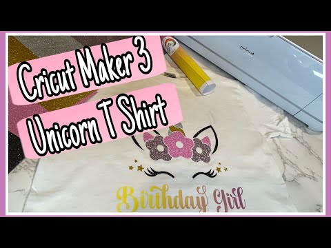 How To Make a Unicorn Glitter Shirt 
