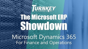 Overview of Dynamics 365 for Finance and Operations - The Microsoft ERP Showdown, June 14, 2018