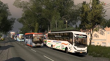 Hindustan MG Gliderz Eicher non AC Sleeper bus | Full indian traffic  | mg gliderz bus mod | ets2