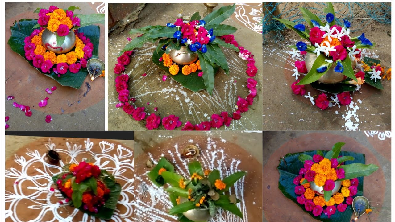 Puja Kalasa Decoration Idea For Laxmipuja Manabasa Gurubara Kalasa Decoration Idea Pujaspecial