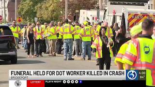 Funeral services held Friday for CT DOT worker killed on I-95