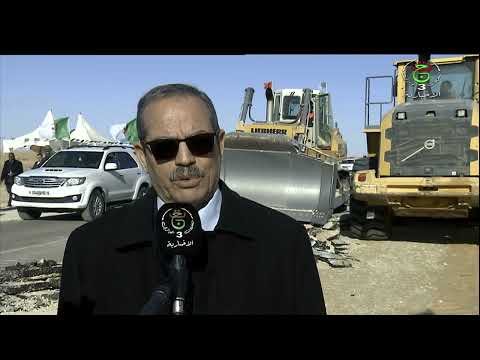 ورقلة مشروع تأهيل الطريق الوطني رقم 3 بين ولايتي ورقلة و إليزي