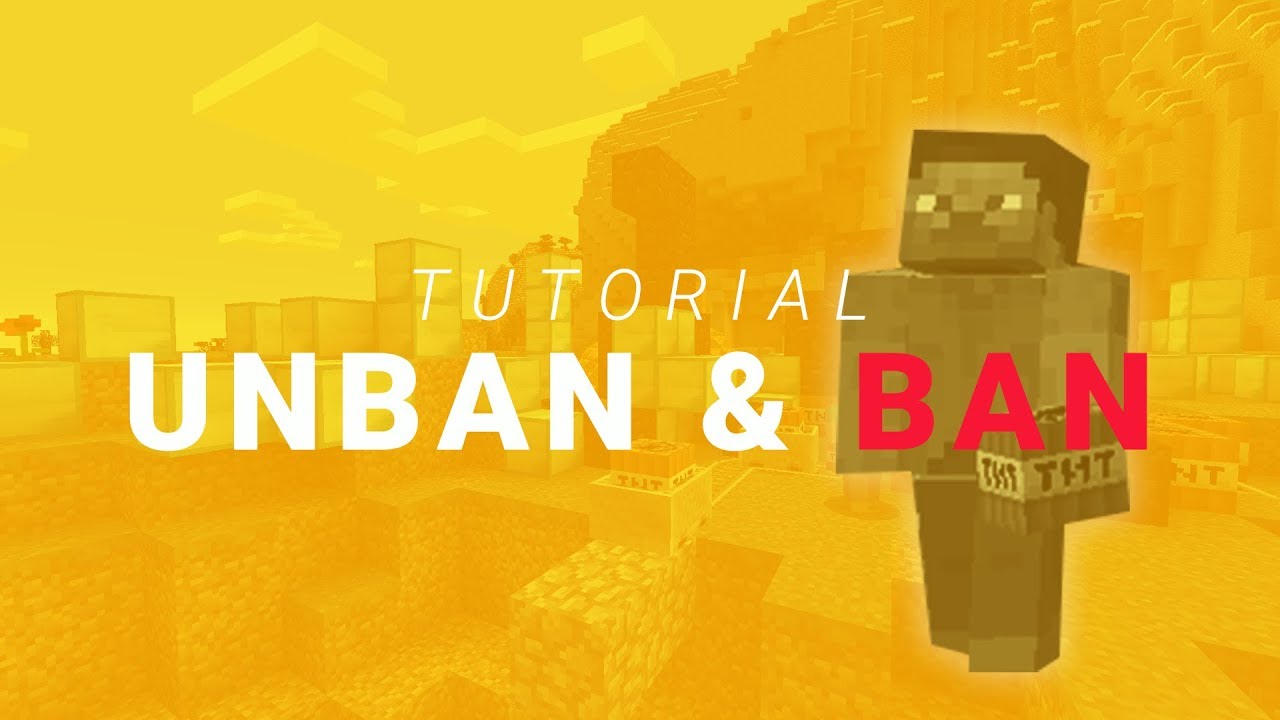 How To Ban And Unban Minecraft Players