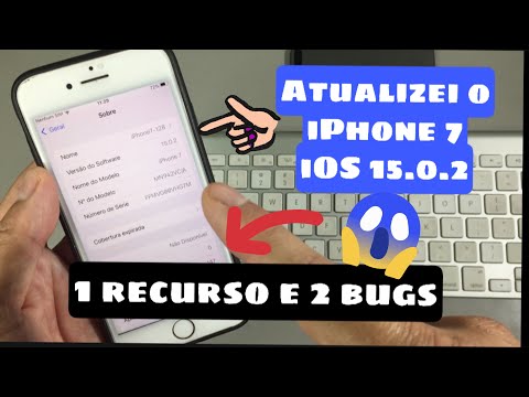 ATUALIZEI O IPHONE 7 PARA IOS 15.0.2 - UM RECURSO E DOIS BUGS - BUG NO WHATSAPP E NO SAFARI