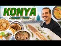 Konya Da Ne Yenir Ne İçilir Yemek Turu Çatalhöyük 2024 Yağ Somunu Bamya Çorbası Etli Ekmek