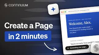 How to create a Page from a meeting