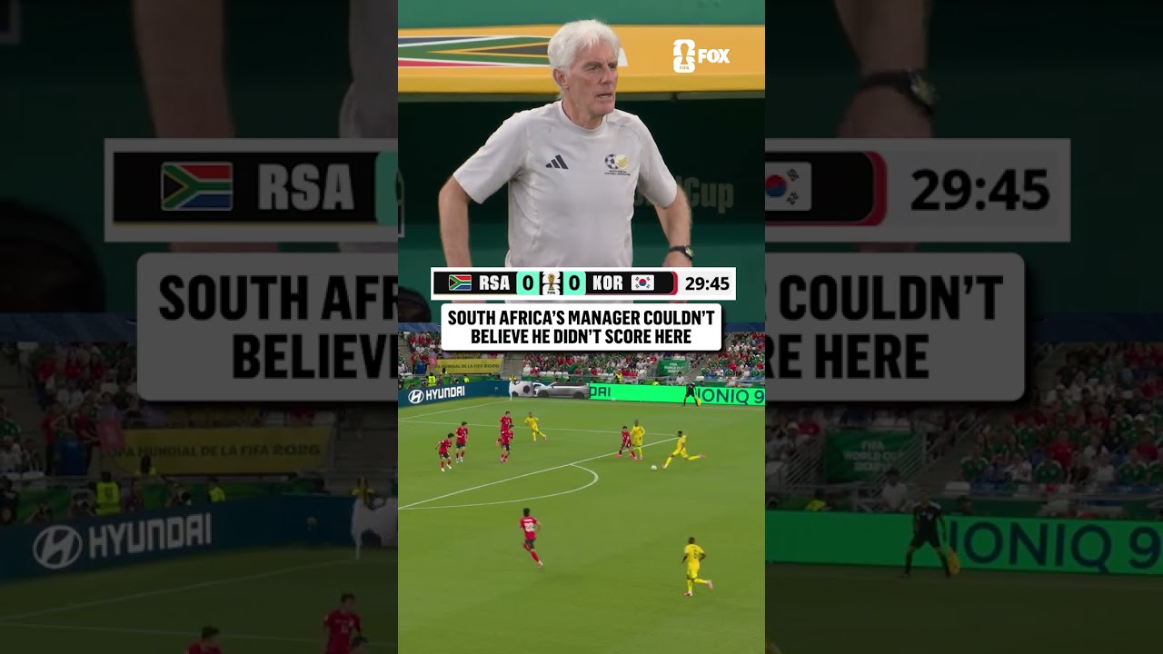 Hugo Broos couldn't believe these golden chances weren't converted