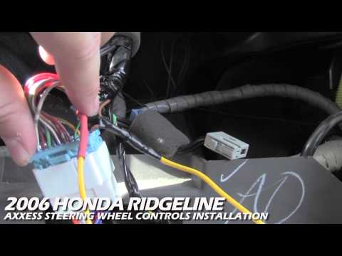 Axxess Steering Wheel Control Installation | Honda Ridgeline | ASWC