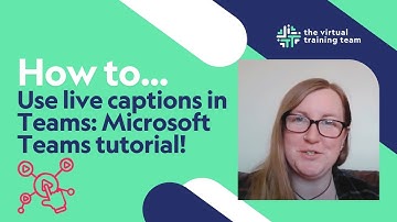 How to use live captions in Teams: Microsoft teams tutorial!
