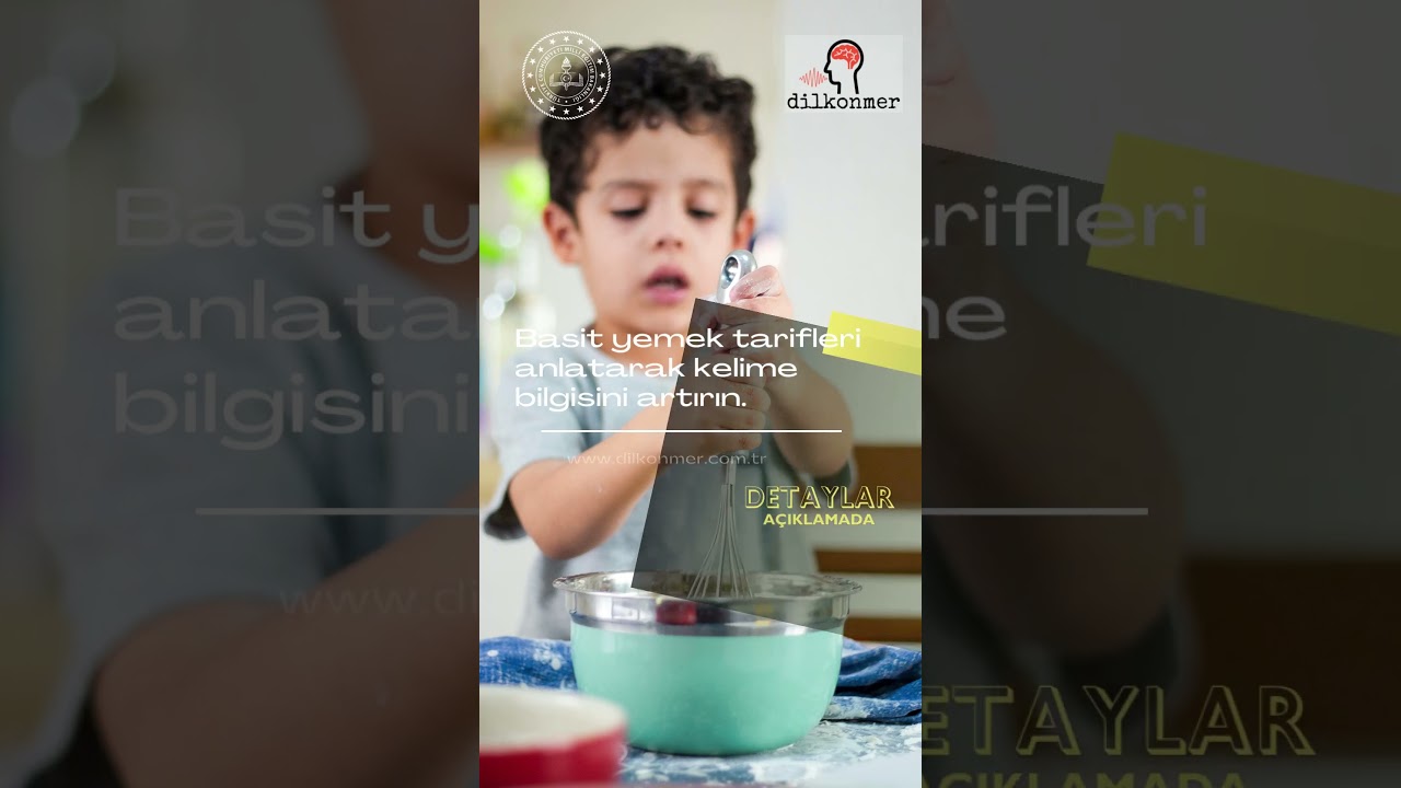 Günlük Etkinlik 9 Yemek Tarifi Anlatma