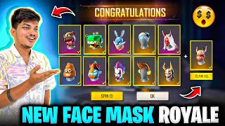 Free Fire New Face Mask Royale😍 All Rare Faces Are Back In 25 Diamonds💎 -Garena Free Fire