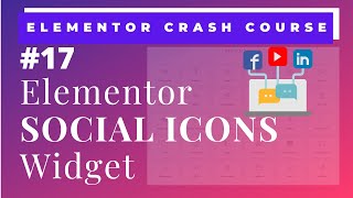 Elementor Social Icons Widget | How to add social icons on any WordPress website using Elementor