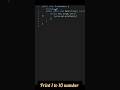 Print 1 to 10 number using for Loop #java #code #short