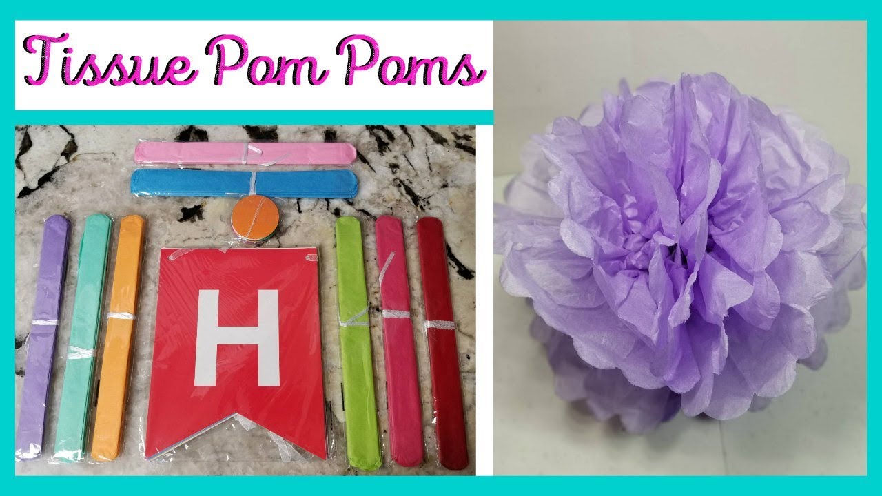 How to Make Tissue Pom-Poms