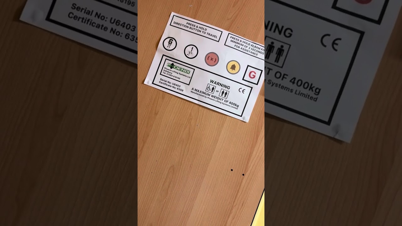 (Pretend) Phoenix platform lift at Halfords in Leamington Spa