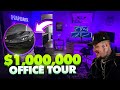 My NEW $1,000,000 day trading office w/ a SUPER CAR garage!