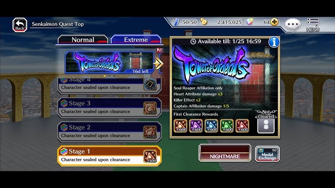 Bleach Brave Souls - Tower of Ordeals (ALL FLOOR) 24/08/2019 