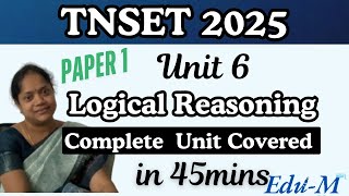 Unit 6 /|Complete logical Reasoning |TNSET |Paper 1/UGC NET screenshot 5