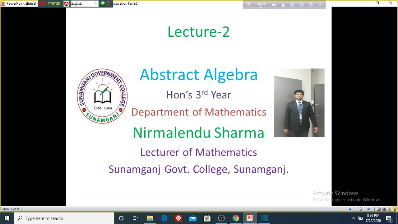 Abstract Algebra YouTube