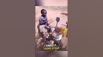 Thumbnail of Boy in Africa made his own drum set and played... 😱😱❤️